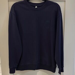 Ami Dark Blue Crewneck Sweater